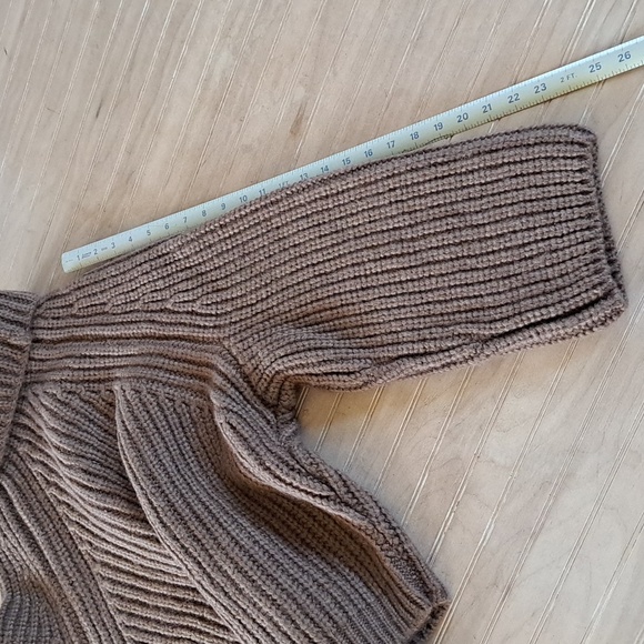 Cozy Brown Turtleneck Sweater - Picture 9 of 10